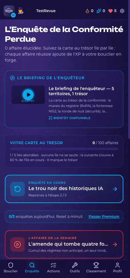 La carte au trésor des enquêtes SCORE